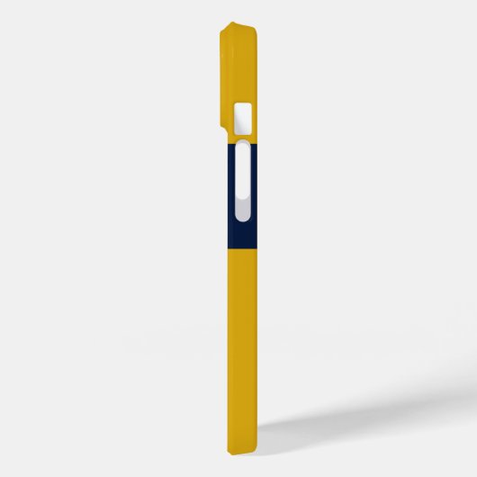 Art Collage Script Monogram iPhone Case (Rückseite / Links)