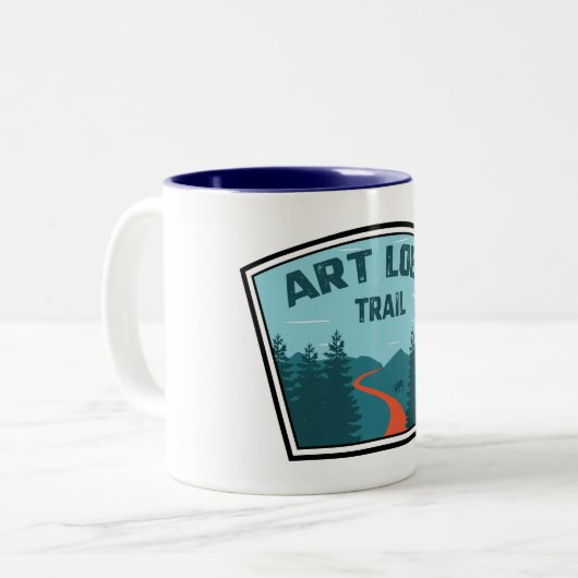 Art Collection Zweifarbige Tasse (Vorderseite Links)