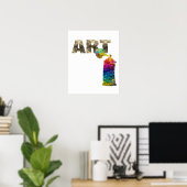 Art Colorful Spray Can Poster (Heimbüro)