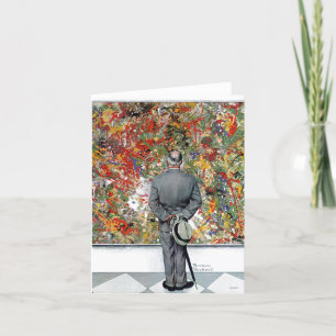 Art Connoeure by Norman Rockwell Karte