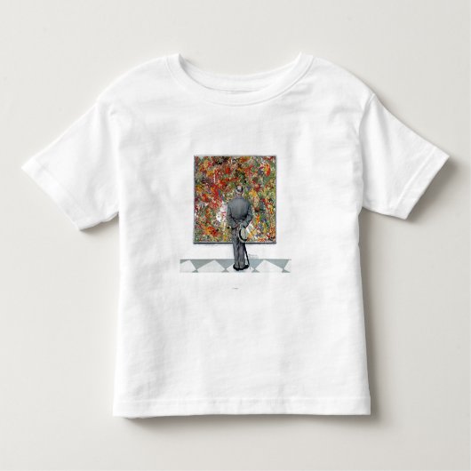 Art Connoisseur von Norman Rockwell Kleinkind T-shirt (Vorderseite)