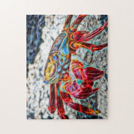 Art Crab am Sandmeer Puzzle (Vertikal)