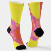 Art Crazy Socks verschüttet Farbe Socken (Gewinkelt)