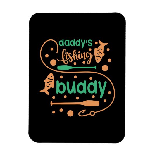 Art Daddy Fisher Friends Magnet (Vertikal)