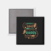 Art Daddy Fisher Friends Magnet (Vorderseite/Rückseite)