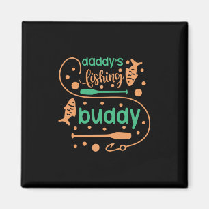 Art Daddy Fisher Friends Magnet