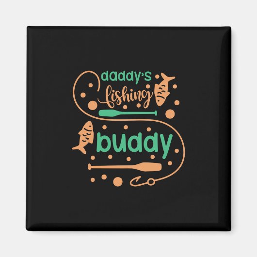 Art Daddy Fisher Friends Magnet (Vorne)