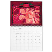 Art Déco - 12 Monate - Personalisiert Kalender (Feb 2026)