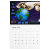 Art Déco - 12 Monate - Personalisiert Kalender (Jan 2026)