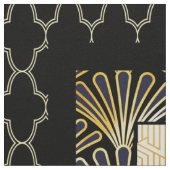 Art Deco 16 Zoll Kissen Panels Stoff (Nahaufnahme)