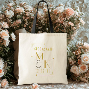 Art Deco 1920er Gatsby Wedding Tote Bag Tragetasche