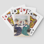 Art Deco 1920er Jahre Frauen. Karten spielen Spielkarten (Rückseite)