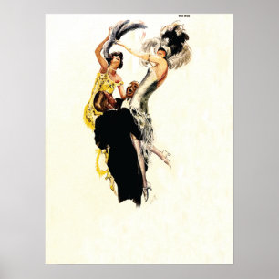 Art Deco 1920er Jahre Jazz Age Poster