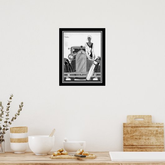 Art Deco 1920s Talbot Ad Poster (Küche)