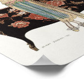 Art Deco 1922 Barbier Fashion Illustration Poster (Ecke)