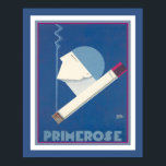 Art Deco 1930 Primrose Zigarettenanzeige Poster<br><div class="desc">Einzigartig, Art Deco, Werbung für Primrose Zigaretten-ca. 1930 16x20 hier gezeigt.</div>