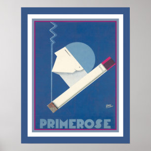 Art Deco 1930 Primrose Zigarettenanzeige Poster