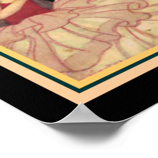 Art Deco 1931 Chiostri Print Poster (Ecke)