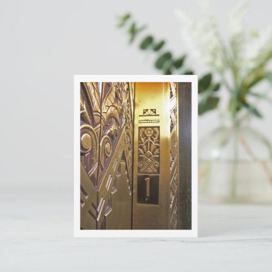 Art Deco 1 Postkarte (Stehend Vorderseite)