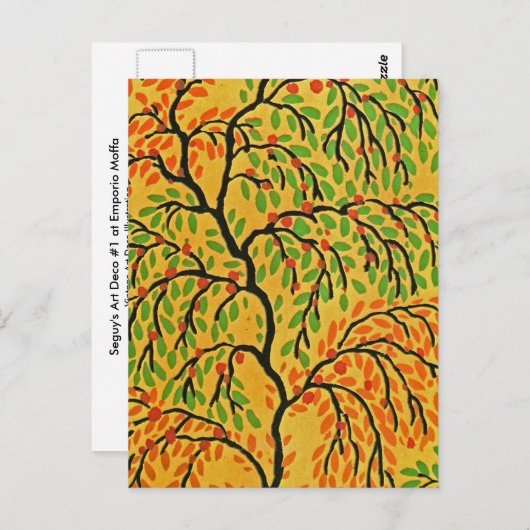 Art Deco #1 von Seguy im Emporio Moffa Postkarte (Vorne/Hinten)