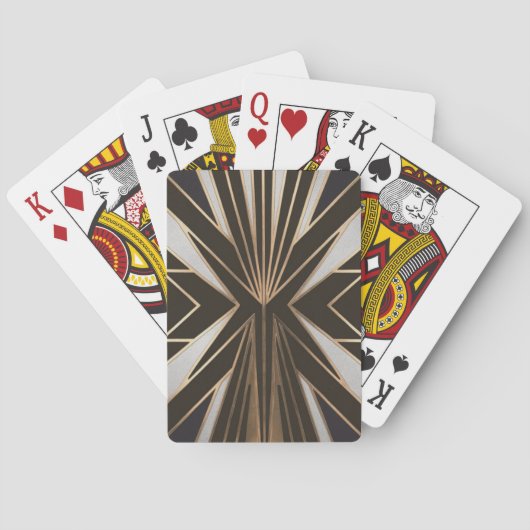 Art Deco 20er Karten Deck Spielkarten (Rückseite)
