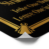 Art Deco 20's Stil "Foto-Stand & Gästebuch (Ecke)