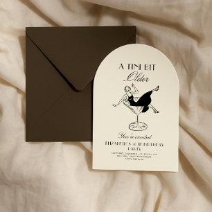 Art Deco 20s Vintag Geburtstag Ein tini bisschen ä Einladung