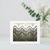 Art Deco 2 Postkarte (Stehend Vorderseite)