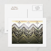 Art Deco 2 Postkarte (Vorne/Hinten)