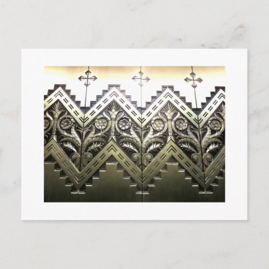 Art Deco 2 Postkarte (Vorderseite)