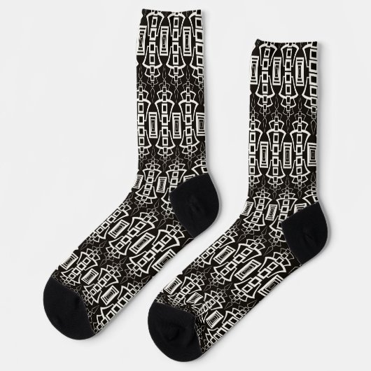 Art Deco 2 Socken (Linkes Detail)