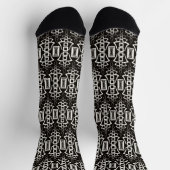 Art Deco 2 Socken (Oben)