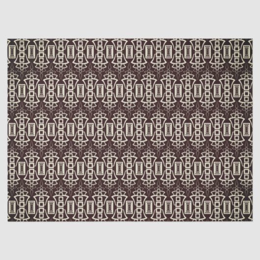 Art Deco 2 Tissue-Papier Seidenpapier (Vorderseite)