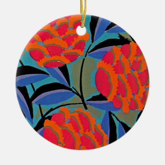 Art Deco #2 von Seguy im Emporio Moffa Keramik Ornament (Vorne)