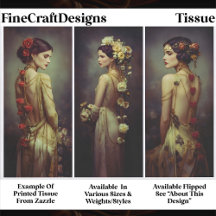 Art Deco 3 Elegante Frauen Paneel FA3L Decoupage