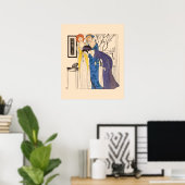Art Deco 3 Paul Poiret Kleider von Paul Iribe Poster (Heimbüro)