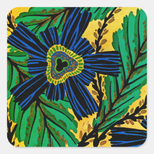 Art Deco #3 von Seguy im Emporio Moffa Quadratischer Aufkleber