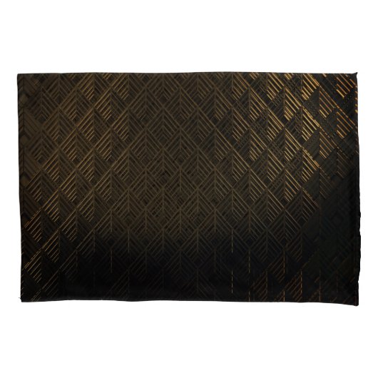 Art Deco 3D Illustration Hintergrund Kissenbezug (Vorderseite)