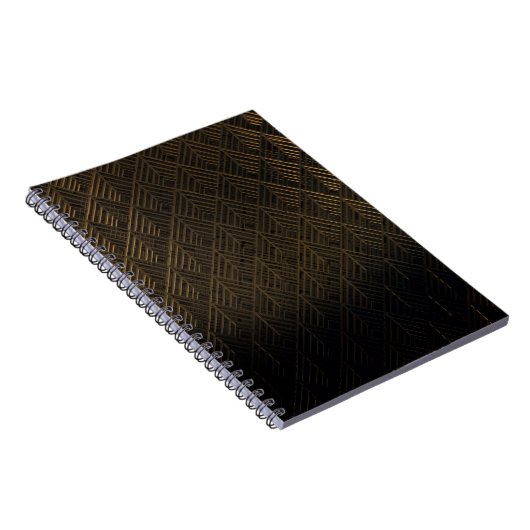 Art Deco 3D Illustration Hintergrund Notizblock (Rechte Seite)