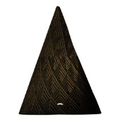 Art Deco 3D Illustration Hintergrund Partyhütchen (Rechts)