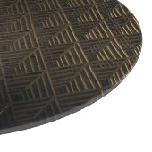 Art Deco 3D Illustration Hintergrund Schneidebrett (Ecke)