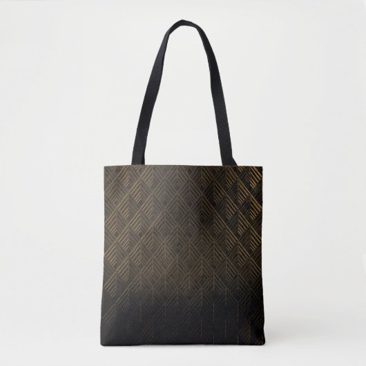 Art Deco 3D Illustration Hintergrund Tasche (Vorderseite)