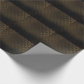 Art Deco 3D-Illustrationshintergrund Geschenkpapier (Ecke)