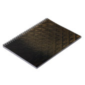 Art Deco 3D-Illustrationshintergrund Notizblock (Linke Seite)
