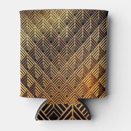 Art Deco: 3D Mode Hintergrund. Dosenkühler (Vorderseite)