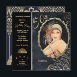 Art Deco 50. Geburtstagsparty 1920er Flapper Girl Einladung<br><div class="desc">Ich hoffe,  Sie genießen diese großartige 50. Geburtstagsparty Einladung mit dieser Art Deco Geburtstagsparty aus den 1920er Jahren,  Flapper Girl darauf. Sie können alle persönlichen Informationen über die Einladung ändern,  um Ihre Bedürfnisse zu erfüllen. Genießen Sie https://www.zazzle.com/store/artzdizigns</div>