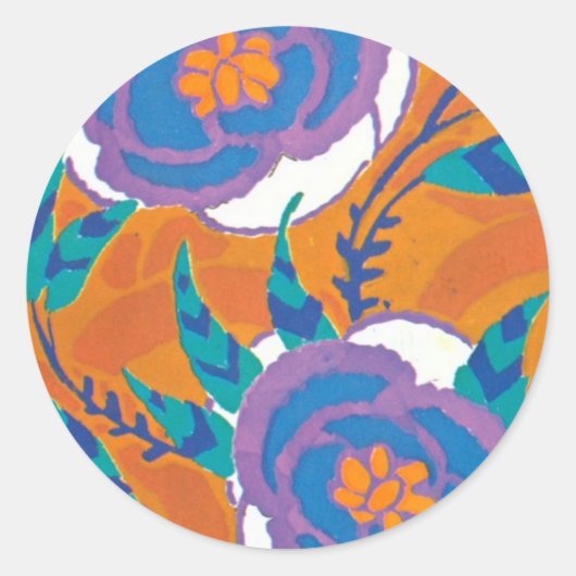 Art Deco #5 von Seguy im Emporio Moffa Runder Aufkleber (Vorderseite)