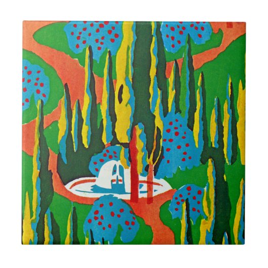 Art Deco #6 von Seguy im Emporio Moffa Fliese (Vorderseite)