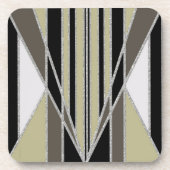 Art Deco Abstract Design Getränkeuntersetzer (Vorderseite)