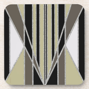 Art Deco Abstract Design Getränkeuntersetzer